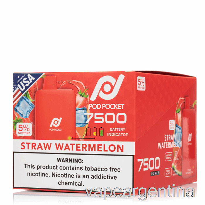 [paquete De 10] Pod Pocket 7500 Vape Desechable Descartable